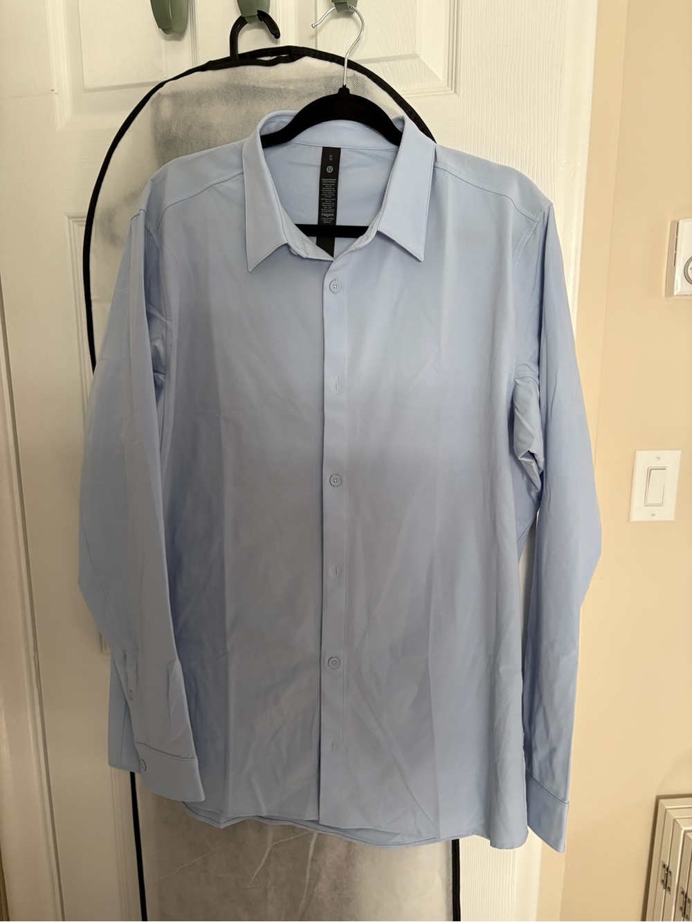 Men's Lululemon Light Blue Dress Shirt - Classic Long Sleeve